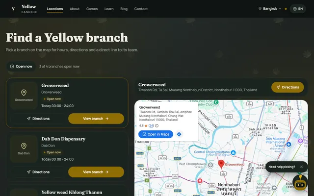 Yellow's site